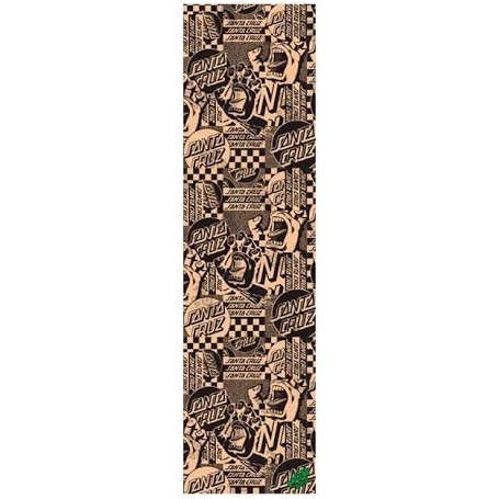 Lija Mob Grip Santa Cruz Flier Colalge Clear Griptape 9 X 33
