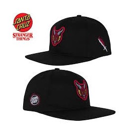 Gorra Santa Cruz Stranger Things Hellfire Club Snapback