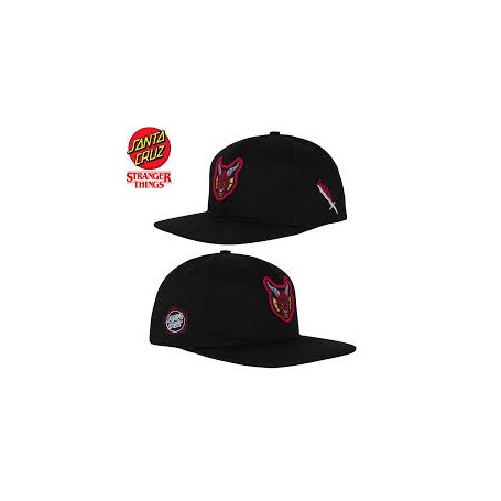 Gorra Santa Cruz Stranger Things Hellfire Club Snapback