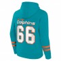 Sudadera Fanatics Dolphins Jersey Hoodie