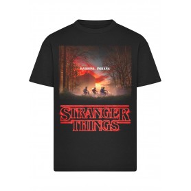 Camiseta Mister Tee Stranger Things Upside Down Loose