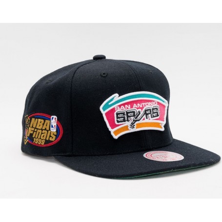 Gorra Mitchell & Ness NBA Top Spot Snapback San Antonio Spurs