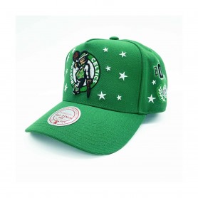 Gorra Mitchell & Ness NBA Pep Rally Pro Snapback Boston Celtics