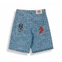 Pantalon Grimey All Over Laser Baggy Denim Shorts