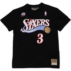 Camiseta Mitchell & Ness Name & Number76ers Allen Iverson