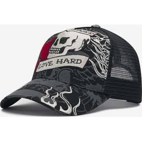 Gorra Ed Hardy Unisex Life Fast Love Hard 5 Panel Trucker Cap