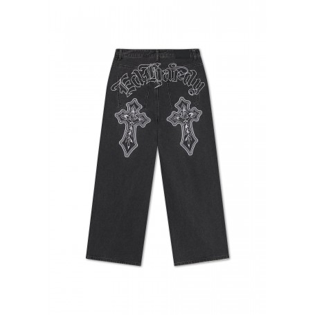 Pantalon Ed Hardy Mens Gothic Contrast Cross XXtra Jeans