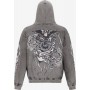 Sudadera Ed Hardy Mens Eagle Drag Rose Denim Hoodie