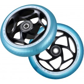 Rueda Blunt Tri-Bearing 120mm X 30mm Teal pack2