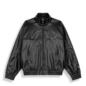 Chaqueta Grimey Tical X Grimey PU Leather Track Jacket