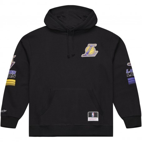 Sudadera Mitchell & Ness NBA Triple Check Fleece Hoodie Los Angeles Lakers