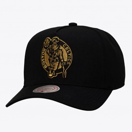 Gorra Mitchell & Ness NBA Black & Gold Pro Snapback Boston Celtics
