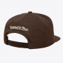 Gorra Mitchell & Ness NBA Brown & Cream Snapback Boston Celtics