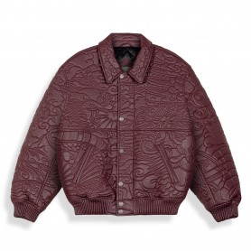 Chaqueta Grimey Hans Island Pu Leather Jacket
